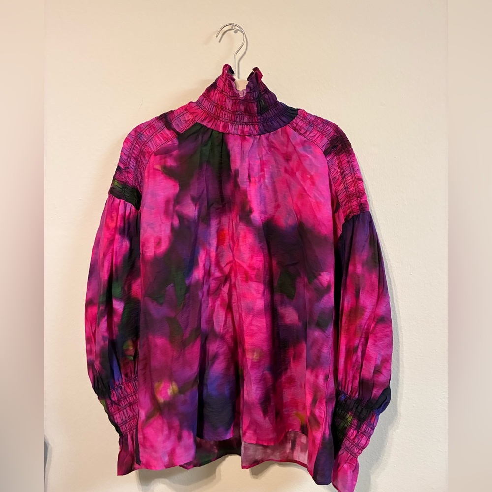 Hope for Flowers by Tracy Reese Smocked Blouse